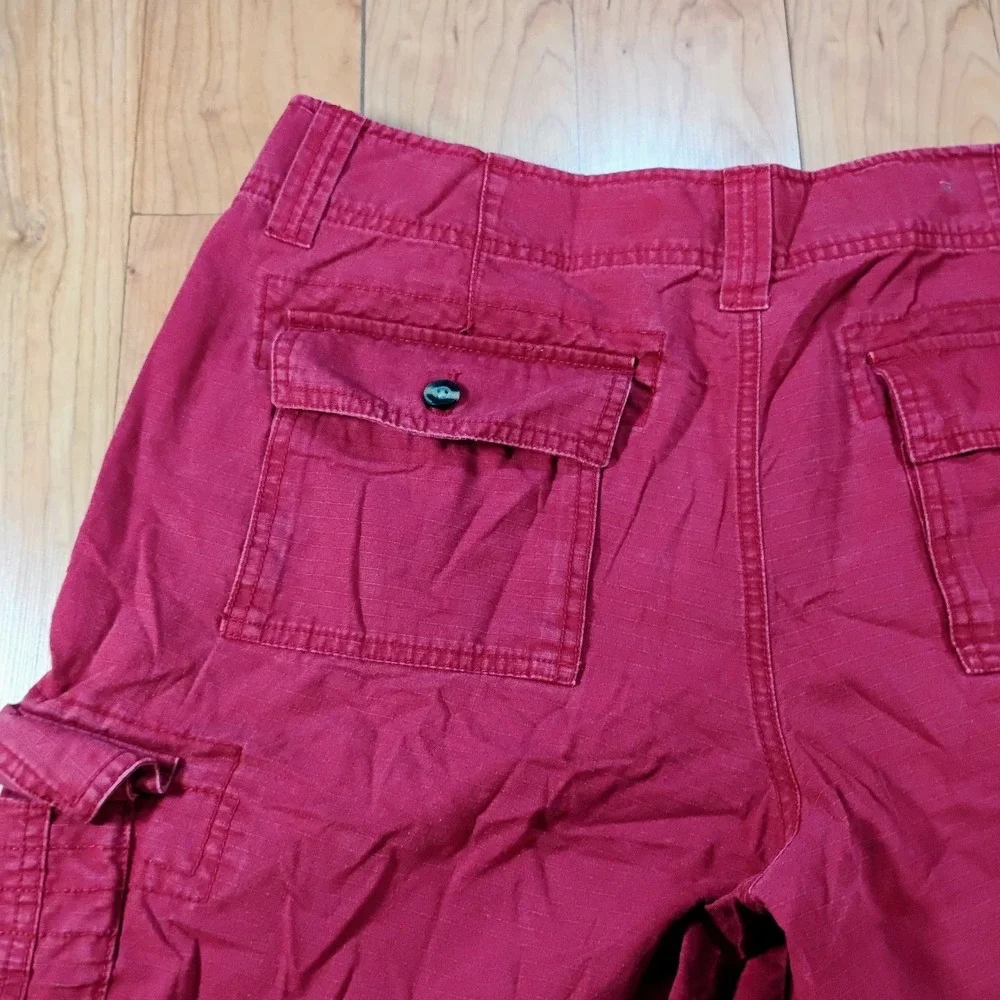 Mossimo Supply Co. Men's Size 34 Maroon Cargo Skater Shorts Baggy